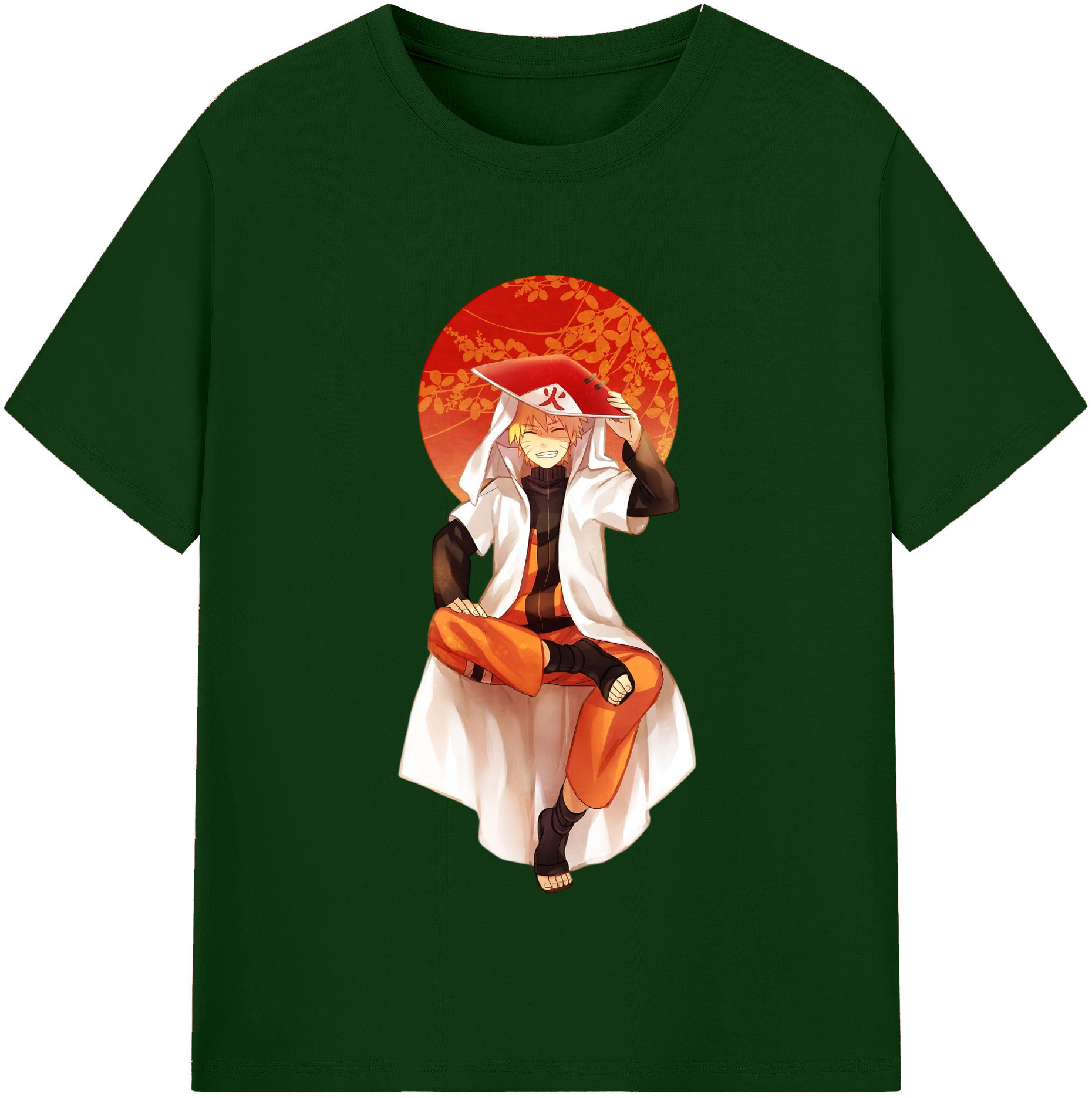 （画像用） NARUTO -ナルト- うずまき ナルト Uzumaki Naruto 綿100％半袖Tシャツ（フロントプリント）